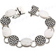 925 Silver Mother Of Pearl 7 1/4" Bracelet