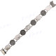 925 Silver Mother Of Pearl 7 1/4" Bracelet