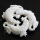 Cabochon Buffalo Bone Undrilled Animal Gecko 1 9/16"(40mm) 8gr(40cts)