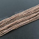 Glass Seed Beads 22" Champagne Necklace