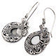 1 1/8" 925 Silver Mother Of Pearl French Wires Earrings