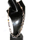 2mm Glass Seed Beads 34" Peacock Brown Necklace