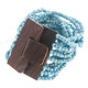 3mm Seed Beads Buckle 7" Turquoise Bracelet