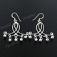 1 5/16" 925 Silver French Wires Earrings