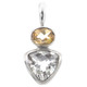 1 1/16" 925 Silver Champagne Quartz Citrine Pendant