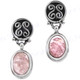 7/8" 925 Silver Tourmaline Post Earrings