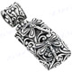 1 5/8" 925 Silver Plain Silver Dragonfly Pendant