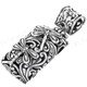 1 5/8" 925 Silver Plain Silver Dragonfly Pendant