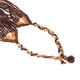 Seed Beads 18" Peacock Bronze Necklace