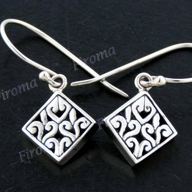 7/16" 925 Silver French Wires Earrings