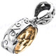 7/8" 925 Silver Citrine Pendant