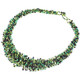 Seed Beads 24" Peacock Green Necklace