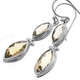 1 5/16" 925 Silver Lemon Quartz French Wires Earrings
