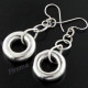 1 3/4" 925 Silver French Wires Earrings