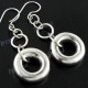 1 3/4" 925 Silver French Wires Earrings