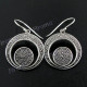 1" 925 Silver Art French Wires Earrings