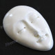 Cabochon Buffalo Bone Closed Eyes Undrilled Face Goddess 1 1/8"(28mm)