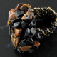 1 3/8" Onyx Tiger Eye Face us 7 Ring