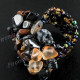 1 3/8" Onyx Tiger Eye Face us 7 Ring