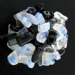 1 3/8" Opalite Onyx Face us 7 Ring