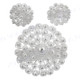 925 Silver Flower Brooche Earring