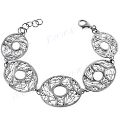 925 Silver Lobster 8" Lobster Claw Lock Bracelet