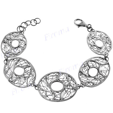 925 Silver Lobster 8" Lobster Claw Lock Bracelet