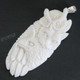 3" 925 Silver Buffalo Bone Totem Wild Cat Eagle Owl Pendant
