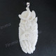 3" 925 Silver Buffalo Bone Totem Wild Cat Eagle Owl Pendant