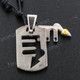 1 5/16" 925 Silver Silver And Gold Pendant