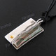 1 9/16" 925 Silver Mother Of Pearl Silver And Gold Pendant