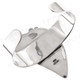 925 Silver Mother Of Pearl Green Quartz Shell 7" Cuff Bracelet