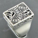 3/4" 925 Silver Face us 6 Ring