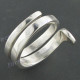 1/2" 925 Silver Face us 6 Ring