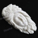 Cabochon Buffalo Bone Undrilled Indian Eagle 2 3/8"(60mm) 8gr(40cts)