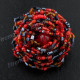 1 9/16" Face us 6 Hematite Red Ring