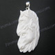 2 3/4" 925 Silver Buffalo Bone Equestrian Horse Pendant