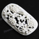 Cabochon Buffalo Bone Undrilled Flowers 2 1/8"(54mm) 7gr(35cts)
