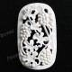 Cabochon Buffalo Bone Undrilled Flowers 2 1/8"(54mm) 7gr(35cts)