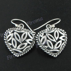 13/16" 925 Silver French Wires Earrings