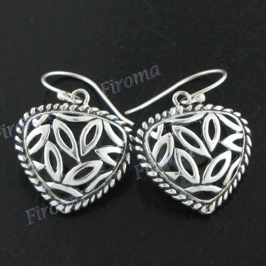13/16" 925 Silver French Wires Earrings