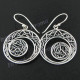 1" 925 Silver French Wires Earrings