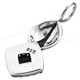 1 1/4" 925 Silver Amethyst Pendant