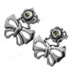 3/4" 925 Silver Peridot Post Earrings