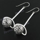 1 15/16" 925 Silver French Wires Earrings