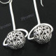 1 15/16" 925 Silver French Wires Earrings