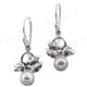 1/2" 925 Silver Freshwater Pearl French Wires Earrings