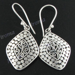 7/8" 925 Silver French Wires Earrings