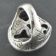 1" 925 Silver Face Art us 6 Ring