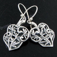 13/16" 925 Silver French Wires Earrings